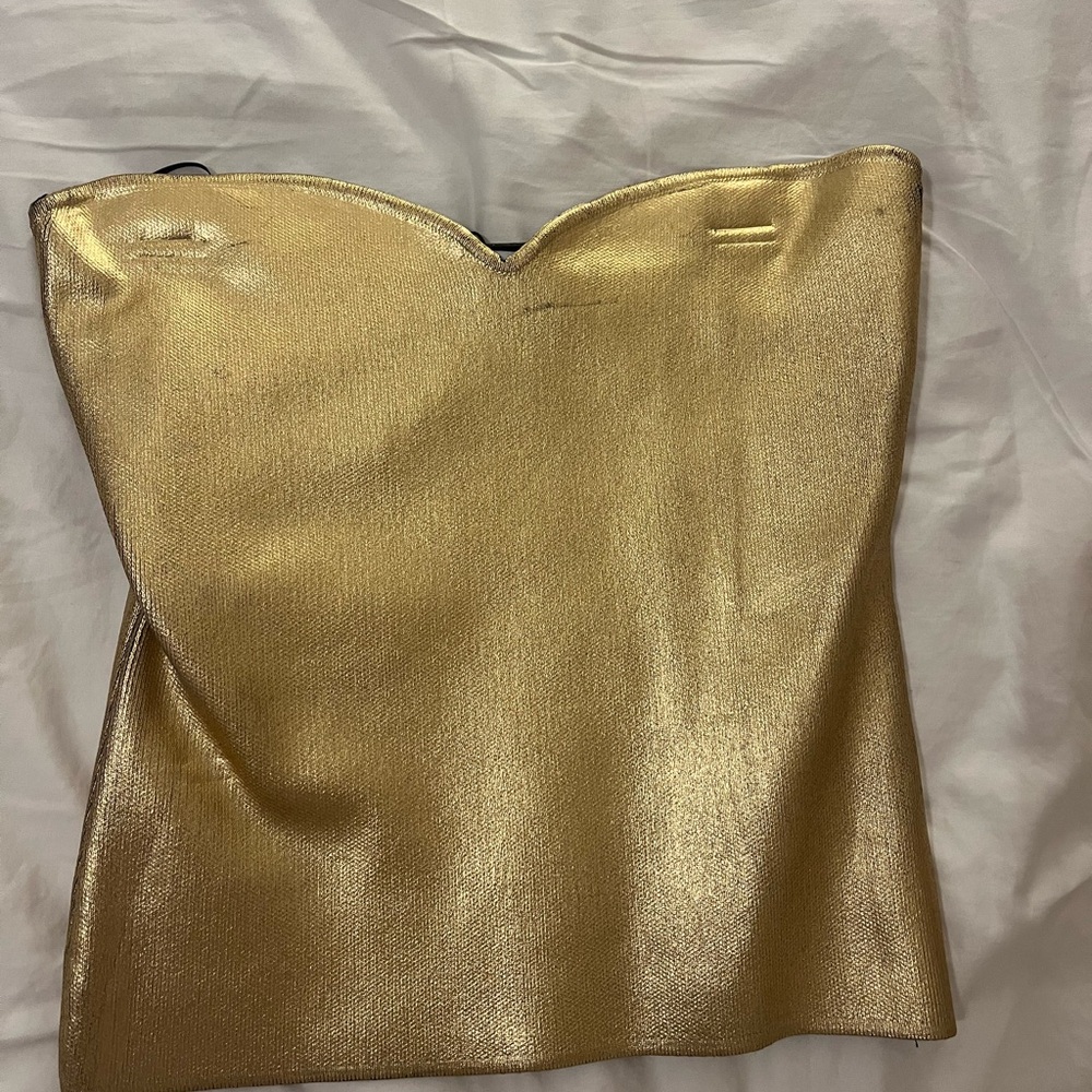 Gold Zara top size M